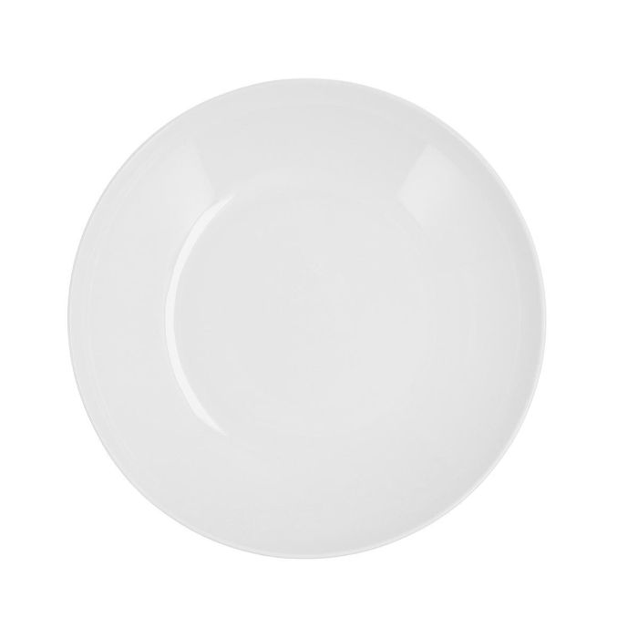 Quid Plato Hondo Melamina Select Basic 23 cm (24 Unidades) Extra Fuerte Blanco
