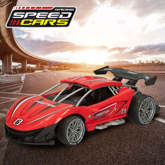 Coche Radio Control Speed & Go 22 x 7 x 11 cm 1:16 Rojo 6 Unidades 1 Coche Radio Control Speed & Go 22 x 7 x 11 cm 1:16 Rojo 6 Unidades 1