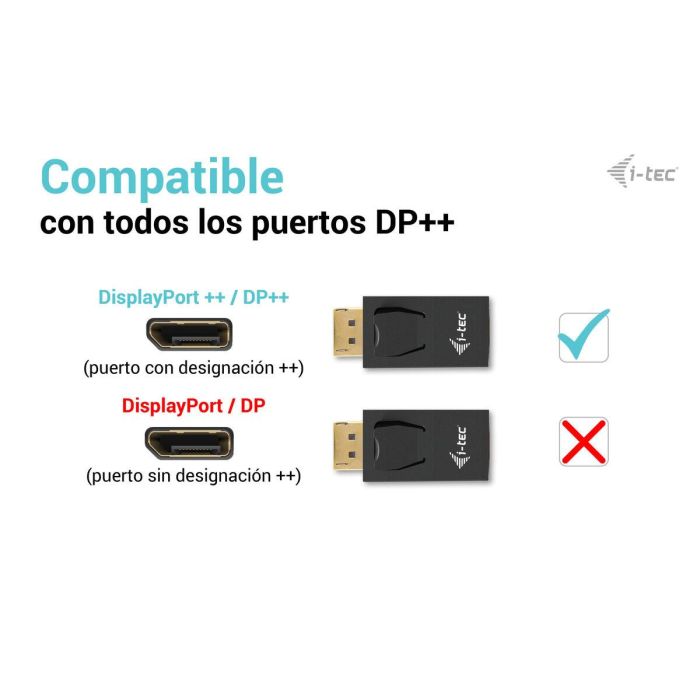 Adaptador Thunderbolt a USB-C i-Tec DP2HDMI4K30HZ 2 Adaptador Thunderbolt a USB-C i-Tec DP2HDMI4K30HZ 2