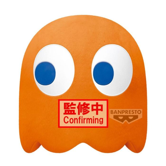 Banpresto Pac-Man Super Big Plush Clyde Fantasma Naranja Peluche Grande