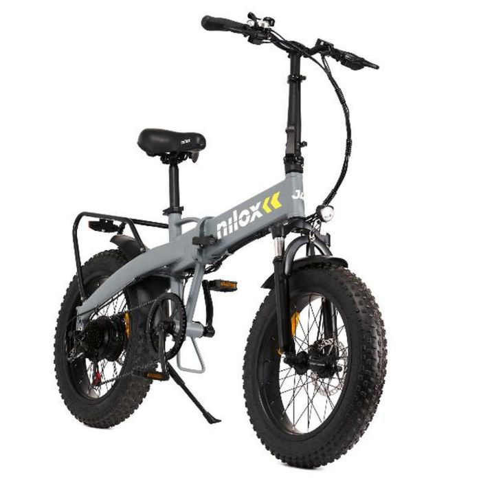 Bicicleta Eléctrica Nilox J4 PLUS 20X4P Gris 250 W 13000 mAh 20" 6 Bicicleta Eléctrica Nilox J4 PLUS 20X4P Gris 250 W 13000 mAh 20" 6