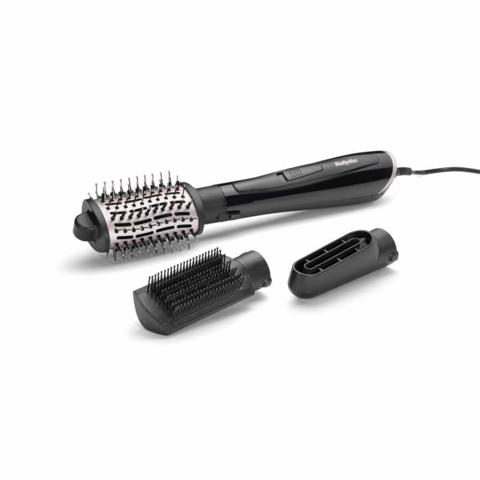 Babyliss AS128E Cepillo de Aire Caliente Style Smooth 1000W Iónico con 3 Accesorios: Secar, Alisar, Voluminizar. Antiencrespamiento + Bolsa de Viaje 0 Babyliss AS128E Cepillo de Aire Caliente Style Smooth 1000W Iónico con 3 Accesorios: Secar, Alisar, Voluminizar. Antiencrespamiento + Bolsa de Viaje 0