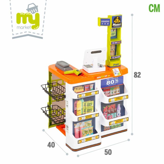 Supermercado de Juguete Colorbaby 50 x 82 x 42 cm 50 Piezas 2 Unidades 3 Supermercado de Juguete Colorbaby 50 x 82 x 42 cm 50 Piezas 2 Unidades 3