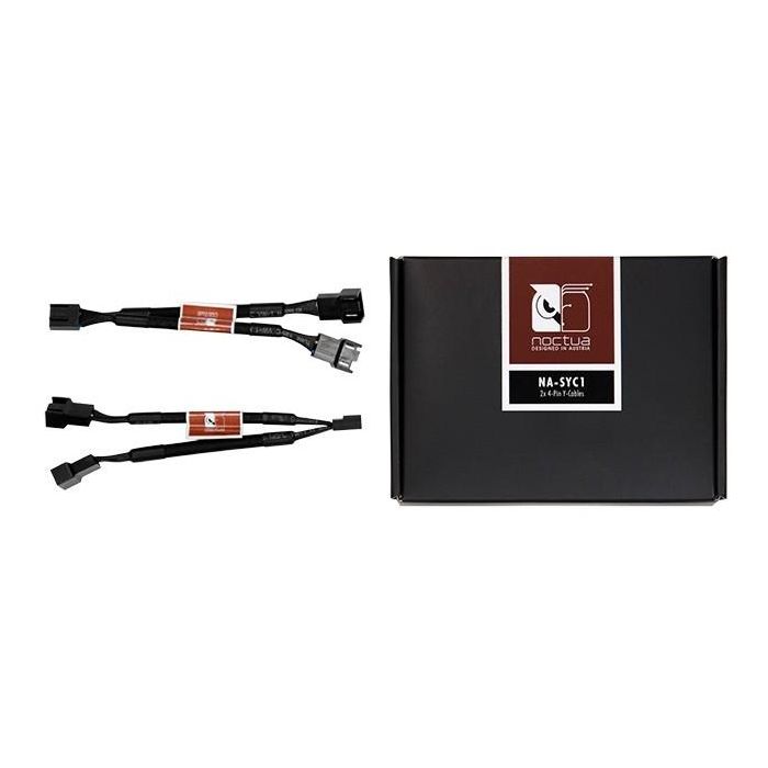 NOCTUA NA-SYC1 Y-Kabelset para Ventiladores PWM de 4-Pines 1