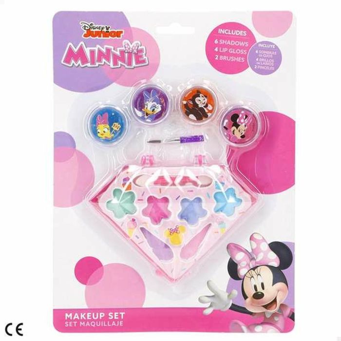 Maquillaje infantil minnie. incluye 6 sombras de ojos 4 brillos de labios y 2 pinceles 1 Maquillaje infantil minnie. incluye 6 sombras de ojos 4 brillos de labios y 2 pinceles 1