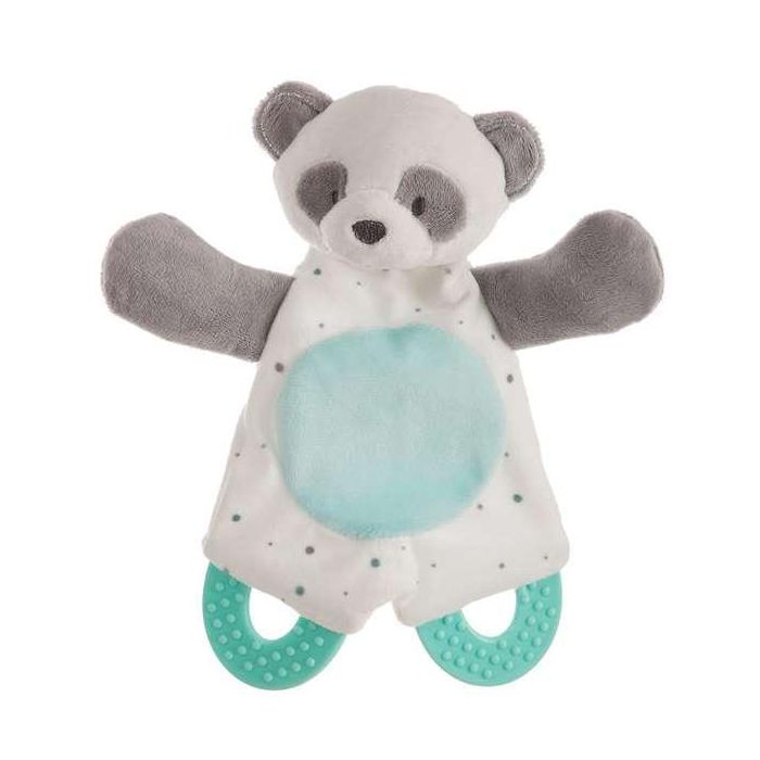 Dou-dou baby panda agua marina sonajero-celofan-mordedor Dou-dou baby panda agua marina sonajero-celofan-mordedor
