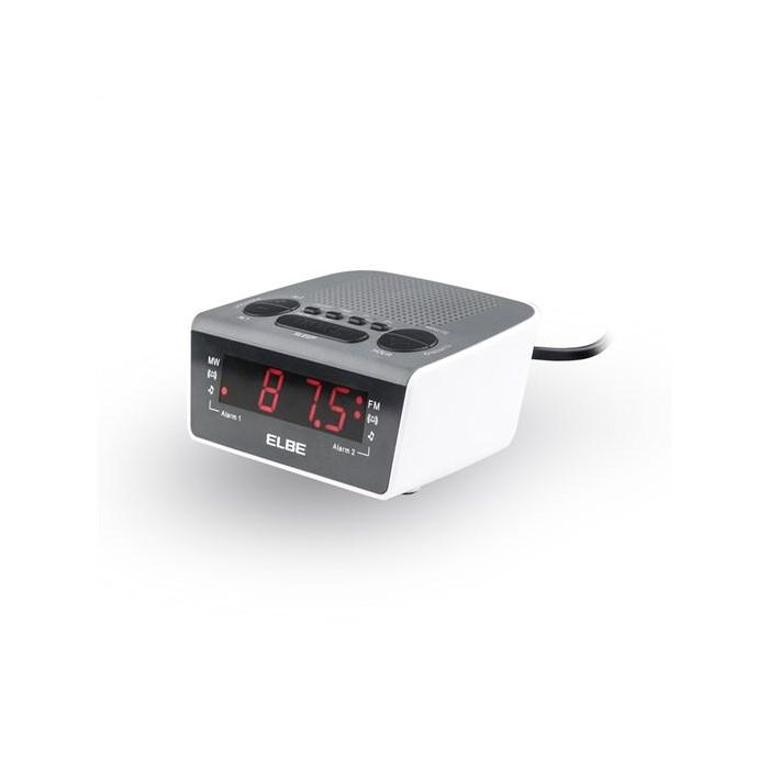 Elbe CR-932 Radio Despertador Digital con Pantalla LED 7CM, Radio AM/FM, Alarma, Snooze y Función Sleep 4 Elbe CR-932 Radio Despertador Digital con Pantalla LED 7CM, Radio AM/FM, Alarma, Snooze y Función Sleep 4