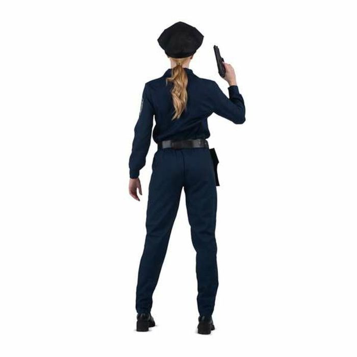 Disfraz policía gorra, camisa, pantalón y cinturón con pistolera talla XXL 3 Disfraz policía gorra, camisa, pantalón y cinturón con pistolera talla XXL 3