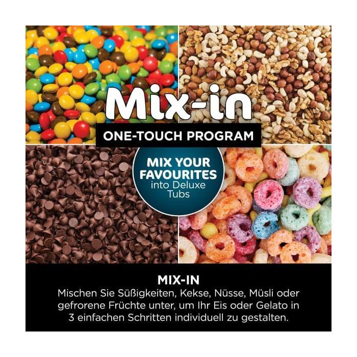 Ninja NC501EU Creami Deluxe Máquina de Helados y Batidos 2.1L con 3 Recipientes, Preparación de Sorbete, Negro/Plata 20 Ninja NC501EU Creami Deluxe Máquina de Helados y Batidos 2.1L con 3 Recipientes, Preparación de Sorbete, Negro/Plata 20