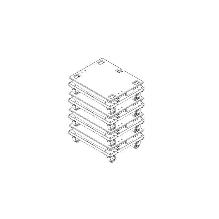 JBLPRO SRX910LA Transportador Vertical Para 4 Unidades 3