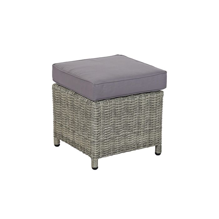 DKD Home Decor Sofia Terraza Y Jardin Ratan Sintetico Gris 204 x 90 x 267 cm Set de 4 7