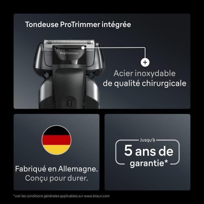 Braun BRA8700216554404 Afeitadora eléctrica Serie 8 Negra 60 minutos de autonomía Carga rápida en 5 minutos 0 Braun BRA8700216554404 Afeitadora eléctrica Serie 8 Negra 60 minutos de autonomía Carga rápida en 5 minutos 0