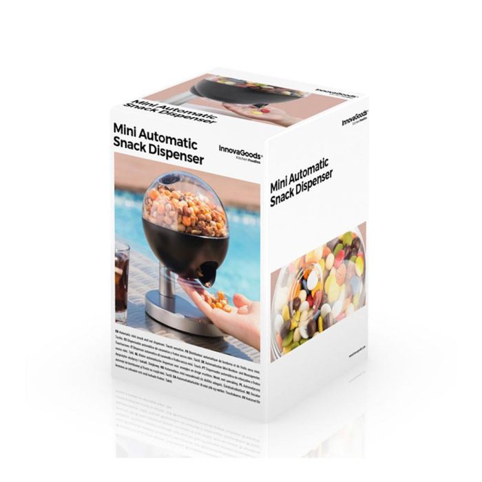 Mini Dispensador Automático de Caramelos y Frutos Secos InnovaGoods 3 Mini Dispensador Automático de Caramelos y Frutos Secos InnovaGoods 3
