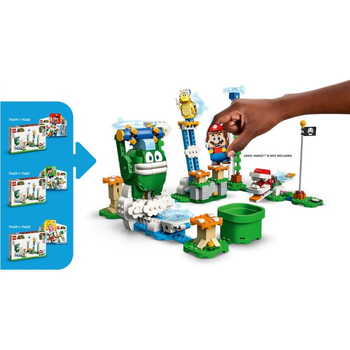 LEGO 71409 Super Mario Maxi-Spikes Wolken-Challenge – Set de Expansión con 3 Figuras de Enemigos: Bumerang-Bruder y Planta Piranha 3 LEGO 71409 Super Mario Maxi-Spikes Wolken-Challenge – Set de Expansión con 3 Figuras de Enemigos: Bumerang-Bruder y Planta Piranha 3