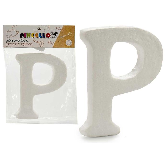 Letra P Poliestireno 13,5X15Cm Pincello (48 Unidades) Letra P Poliestireno 13,5X15Cm Pincello (48 Unidades)