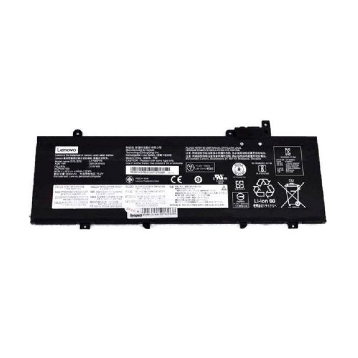 Lenovo Lithium-Ion battery, 57Wh capacity, 3 cells, 11.58V voltage, designed for specific Lenovo laptops, includes safety protections. 1 Lenovo Lithium-Ion battery, 57Wh capacity, 3 cells, 11.58V voltage, designed for specific Lenovo laptops, includes safety protections. 1