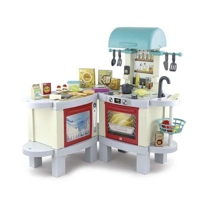 Cocina kitchen plus con luces y sonidos, transformable en barbacoa y 3 formatos diferentes de montaje 104x37x100 cm Cocina kitchen plus con luces y sonidos, transformable en barbacoa y 3 formatos diferentes de montaje 104x37x100 cm