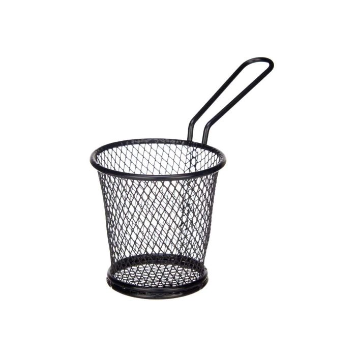 Soporte Aperitivo Negro Redondo Asa Kinvara 15X11CM (12 Unidades) 1 Soporte Aperitivo Negro Redondo Asa Kinvara 15X11CM (12 Unidades) 1