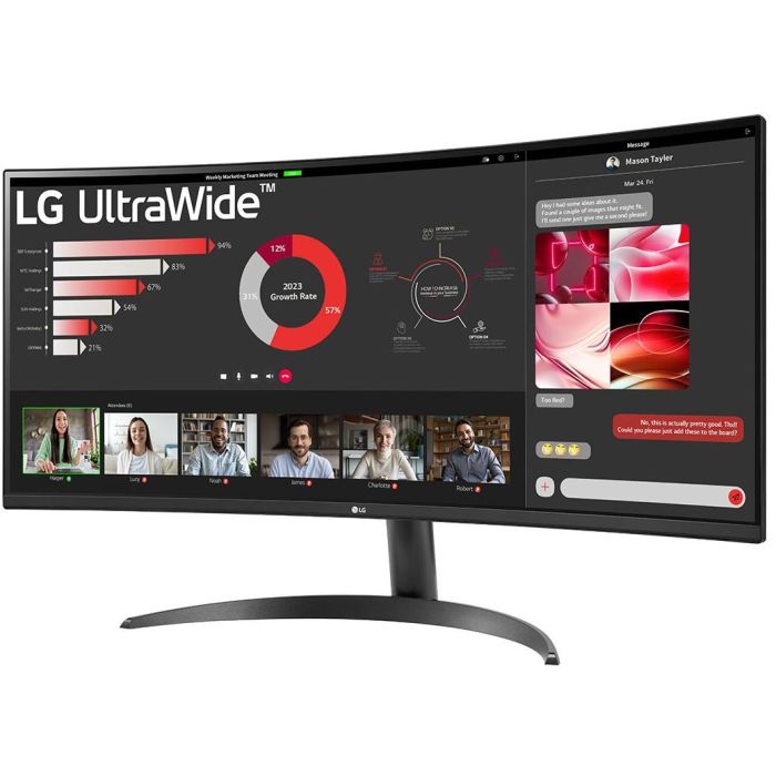 LG 34WR50QK-B Monitor PC 86,4 cm (34") Wide Quad HD Negro 3440 x 1440 Pixeles 100 Hz 1 LG 34WR50QK-B Monitor PC 86,4 cm (34") Wide Quad HD Negro 3440 x 1440 Pixeles 100 Hz 1
