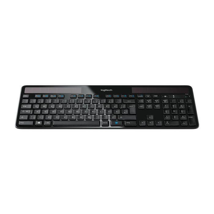 Logitech K750 Teclado inalámbrico solar QWERTZ DE Grafito Completo USB Unifying Keyboard 1