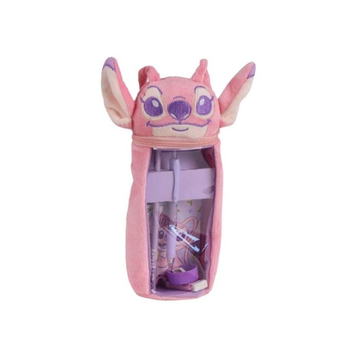 Estuche Escolar con Accesorios Stitch Rosa 0 Estuche Escolar con Accesorios Stitch Rosa 0