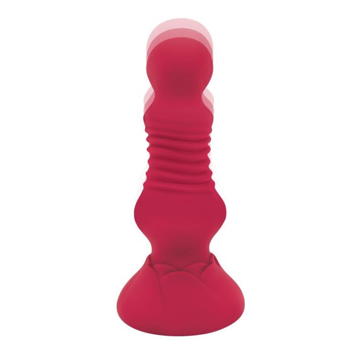 Vibrador anal Secret Kisses Rojo 5 Vibrador anal Secret Kisses Rojo 5