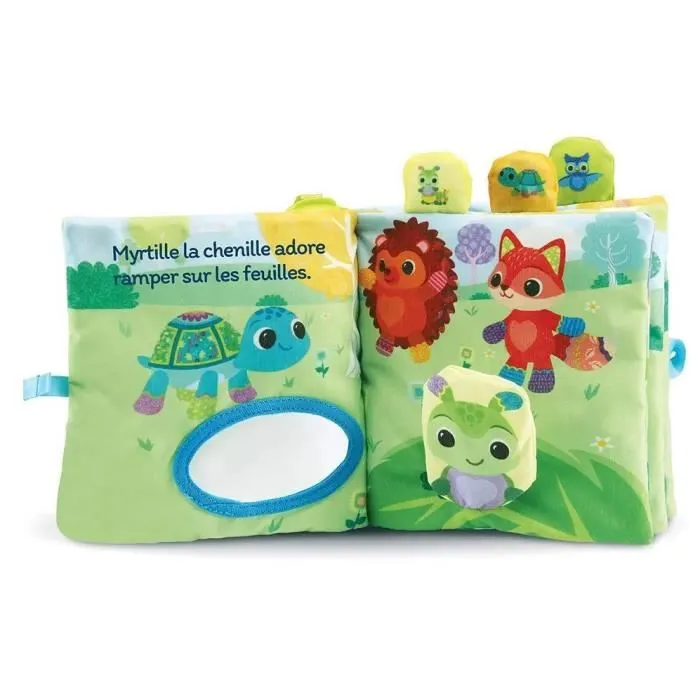 Vtech Baby Libro interactivo Toudoux de Loulous 6-36 meses Libro de tela hablado y musical para descubrimientos sobre naturaleza y animales 5 Vtech Baby Libro interactivo Toudoux de Loulous 6-36 meses Libro de tela hablado y musical para descubrimientos sobre naturaleza y animales 5