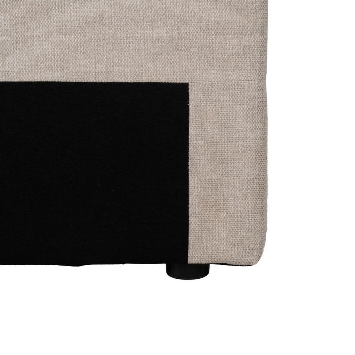 Cabecero Beige Tejido Dormitorio 160 X 8 X 100 cm