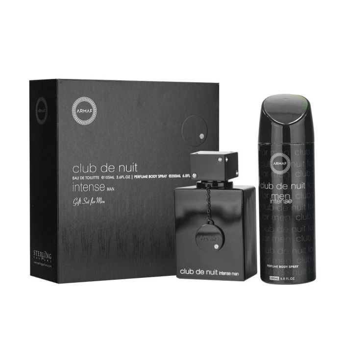 Armaf Club de nuit eau de toilette intense man 200 ml vaporizador + spray corporal perfumado 200 ml vaporizador