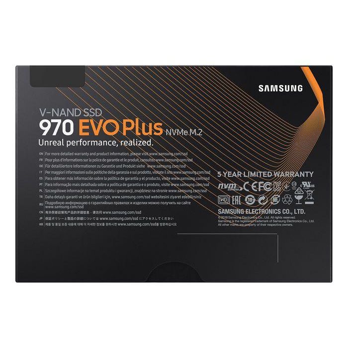 Samsung 970 Evo Plus SSD 2TB M.2 PCIe Gen 3.0 x4 NVMe 1.3 V-NAND - Lectura 3500MB/s, Escritura 3300MB/s 4 Samsung 970 Evo Plus SSD 2TB M.2 PCIe Gen 3.0 x4 NVMe 1.3 V-NAND - Lectura 3500MB/s, Escritura 3300MB/s 4