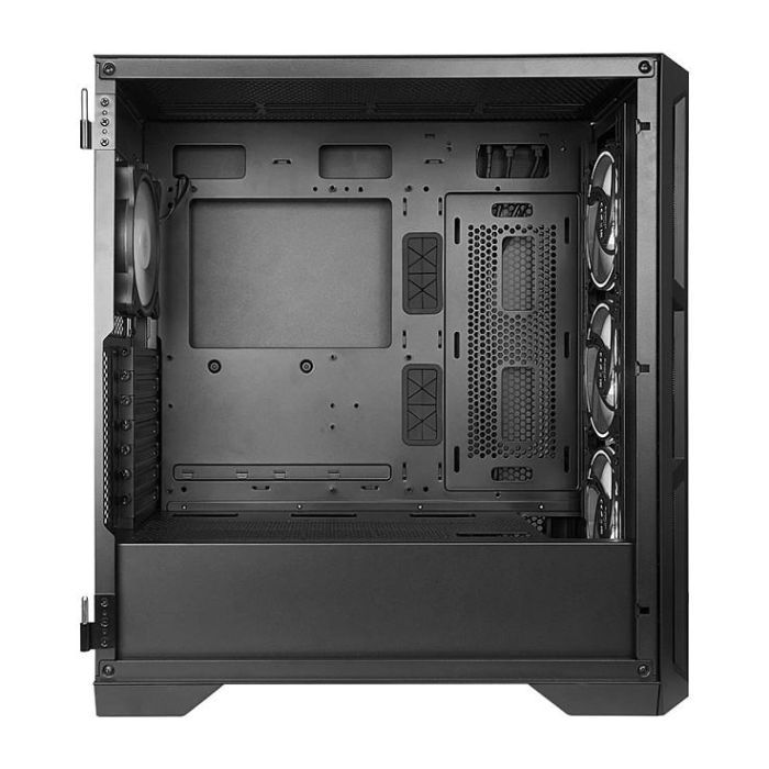 Chieftec GA-01B-TG-OP ATX Midi Tower Negro, Caja de PC para Gaming con Ventana de Cristal Templado