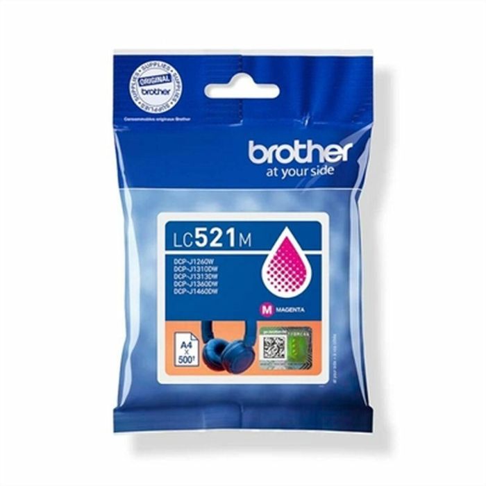 Cartucho de Tinta Original Brother LC521M Magenta 11 Cartucho de Tinta Original Brother LC521M Magenta 11