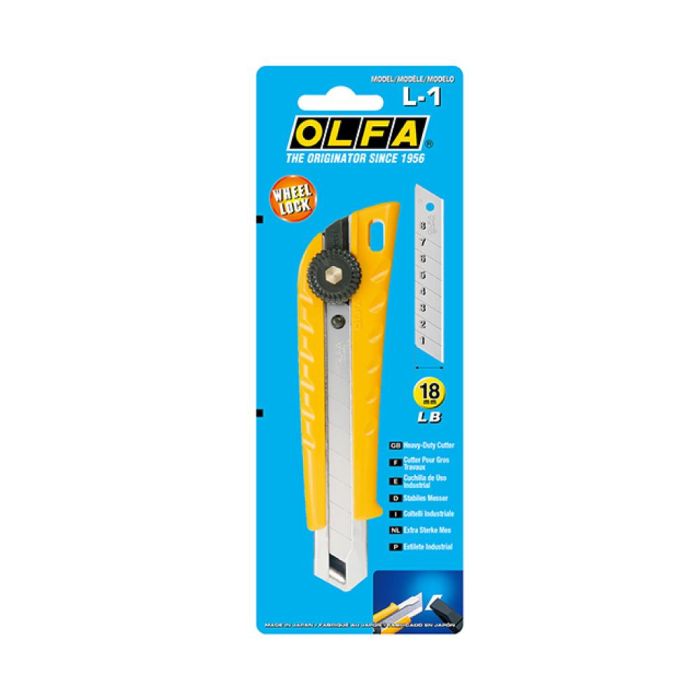 Olfa Cutter Profesional L-1 Cuchilla De 18 mm 3 Olfa Cutter Profesional L-1 Cuchilla De 18 mm 3