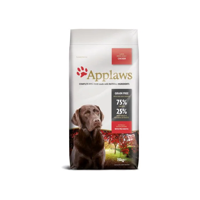 Applaws Dog Dry Adulto Razas Grandes Pollo 15 kg