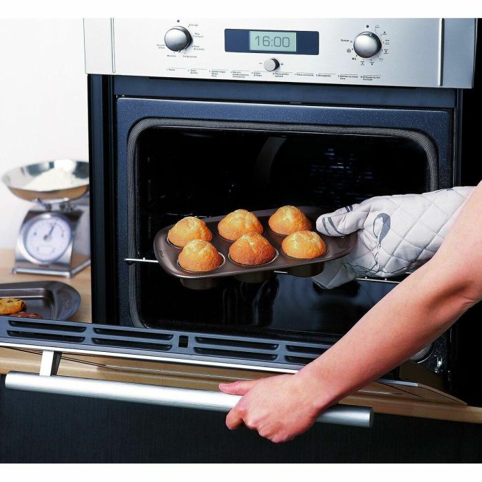 Pyrex 1452001 Molde para Muffins Redondo Acero al Carbono Antiadherente 6 Cavidades 3 Pyrex 1452001 Molde para Muffins Redondo Acero al Carbono Antiadherente 6 Cavidades 3