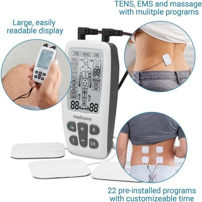 Medisana Dispositivo de terapia del dolor 3 en 1 TT 200 Blanco 5 Medisana Dispositivo de terapia del dolor 3 en 1 TT 200 Blanco 5