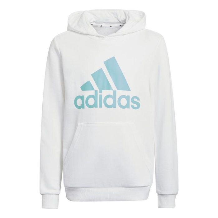 Sudadera con Capucha Niño Adidas Azul Blanco 0 Sudadera con Capucha Niño Adidas Azul Blanco 0