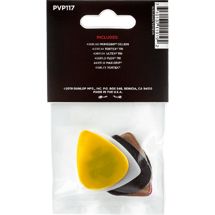 Dunlop Pack Variedad de Púas para Bajo Eléctrico / Pack de 6 Unidades 1