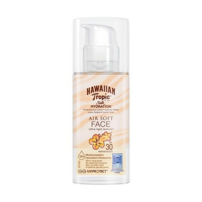 Hawaiian Tropic Silk Hydration Air Soft Face Lotion Spf30