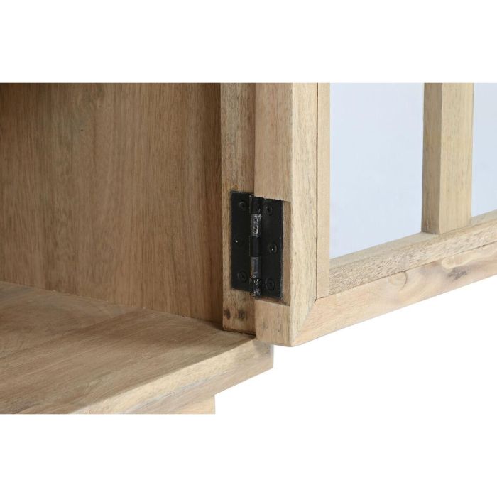 Mesita de Noche Home ESPRIT Natural Cristal Madera de mango 45 x 35 x 57 cm 8 Mesita de Noche Home ESPRIT Natural Cristal Madera de mango 45 x 35 x 57 cm 8