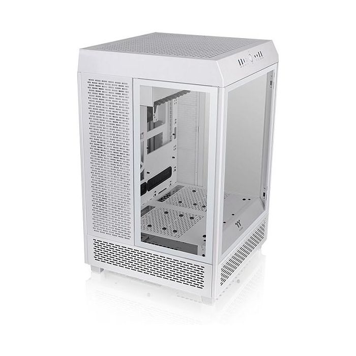 Thermaltake The Tower 500 Snow White Caja PC Midi Tower ATX/EATX/micro ATX/Mini-ITX SPCC Vidrio Templado Blanco para Juego