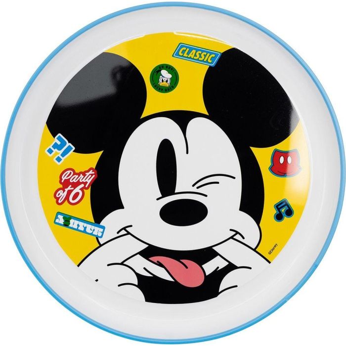 Plato Antideslizante Bicolor Premium Mickey CZ11295 2 Plato Antideslizante Bicolor Premium Mickey CZ11295 2