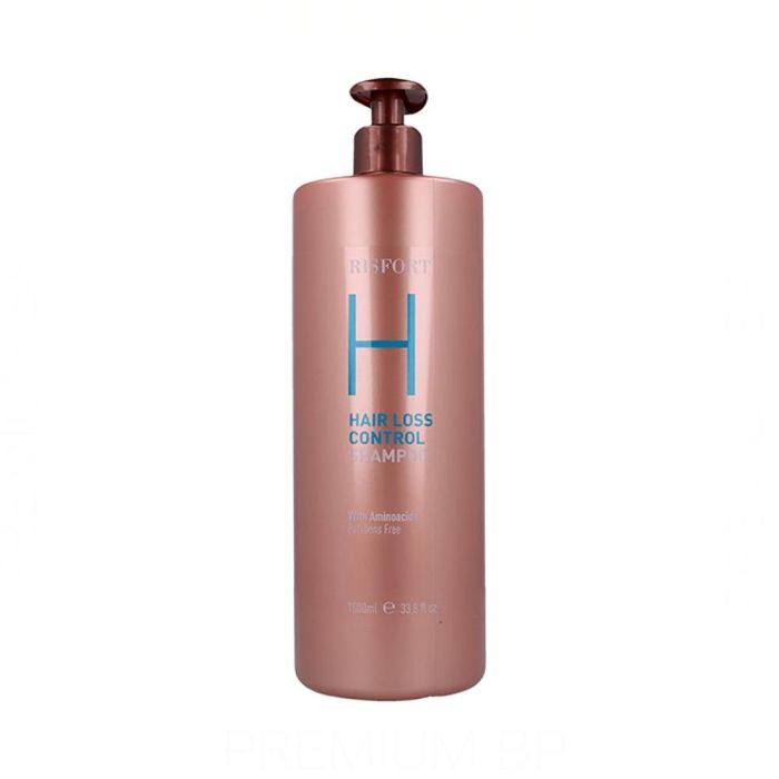 Risfort Champú Caída Control 1000 ml - Frena la caída del cabello con Aminoácidos, Aloe Vera y Soja