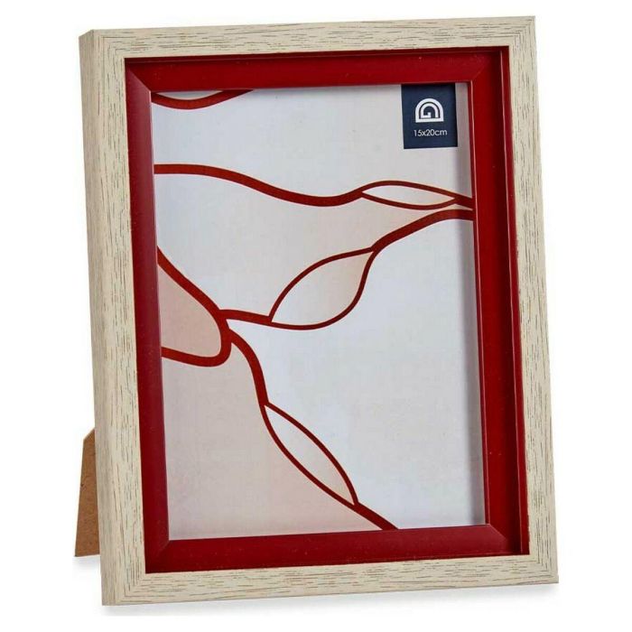 Portafoto Natural Borde Rojo 15x20 cm - Giftdecor (24 Unidades) Portafoto Natural Borde Rojo 15x20 cm - Giftdecor (24 Unidades)