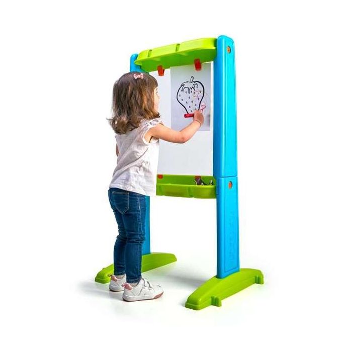 Pizarra feber art tablero divertido ¡úsala por ambos lados! incluye 4 rotuladores 53,5x57,5x106 cm Pizarra feber art tablero divertido ¡úsala por ambos lados! incluye 4 rotuladores 53,5x57,5x106 cm