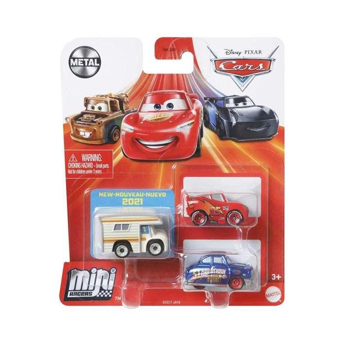 Mattel Coche Cars Mini Set 3 Unidades Carrocería Metálica Ruedas Giratorias Modelos Surtidos 1 Mattel Coche Cars Mini Set 3 Unidades Carrocería Metálica Ruedas Giratorias Modelos Surtidos 1
