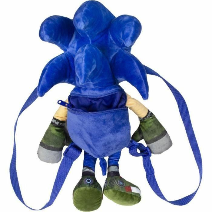 Lansay LAN3181860665510 Mochila de Peluche de Sonic para Niños 2