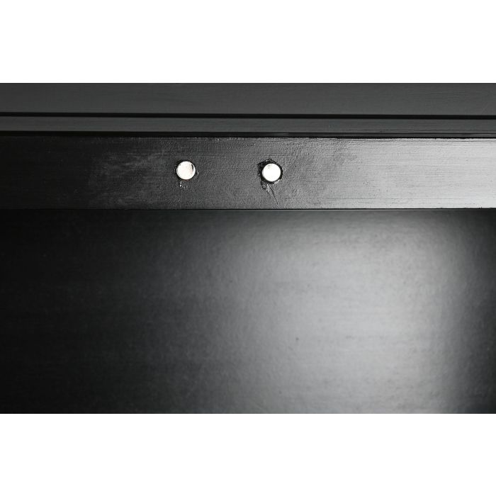 DKD Home Decor Aparador Moderno Negro Gris 2 Puertas 3 Estanterias 100 x 40 x 140 cm 6
