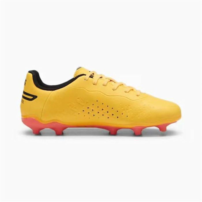 Botas de Fútbol para Niños Puma King Matc FG/AG Amarillo Naranja 5 Botas de Fútbol para Niños Puma King Matc FG/AG Amarillo Naranja 5