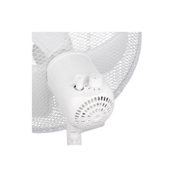 Tristar VE-5755 Ventilador de Pie Silencioso 45W, 3 Aspas 40cm, 3 Velocidades, Oscilante, Altura Ajustable 85-115cm, Blanco 1 Tristar VE-5755 Ventilador de Pie Silencioso 45W, 3 Aspas 40cm, 3 Velocidades, Oscilante, Altura Ajustable 85-115cm, Blanco 1